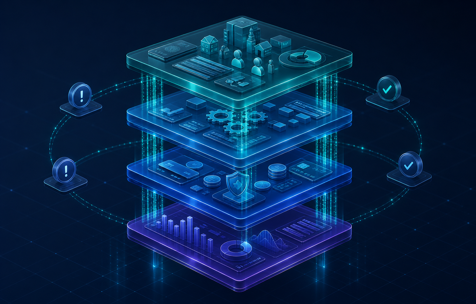 The layers of the WBAMS platform